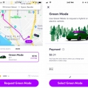 Ride-hailing service in green mode
