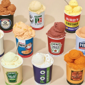 Der Eiscreme-Geschmack berühmter Marken
